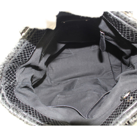 Celine Pillow Small Python Embossed Black - Picture 9 of 11